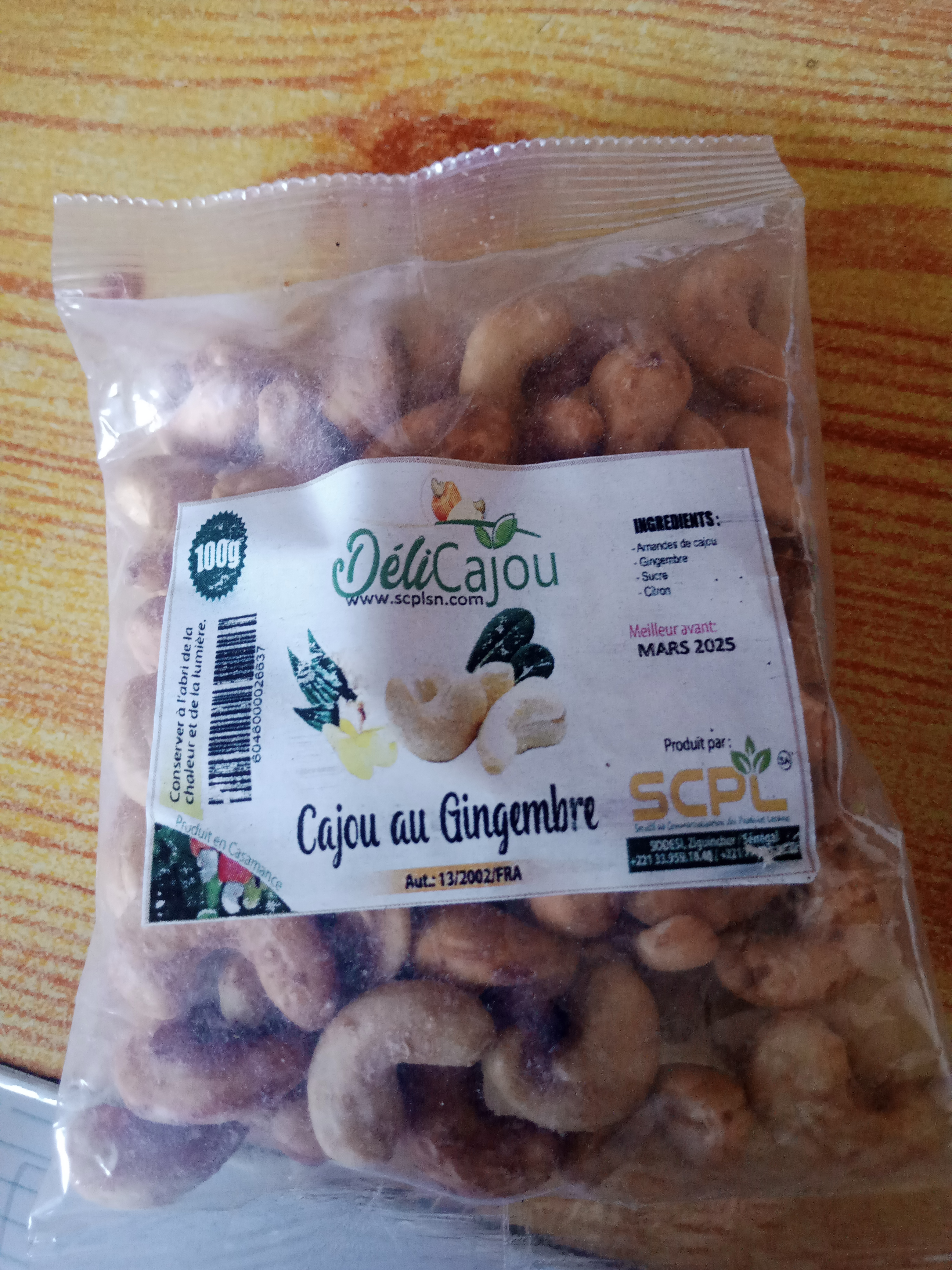 Acajou au Gingembre , Tawfeex Market, Tawfeex, ecommerce, senegal, market